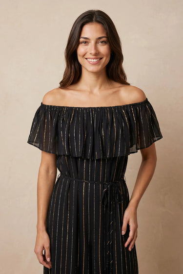 Robe Snoopy Noir/Lurex NOIR/LUREX
