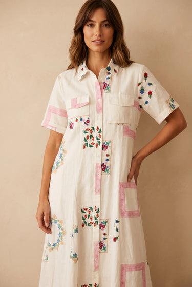 Robe Sunrise Ecru/B ECRU/B