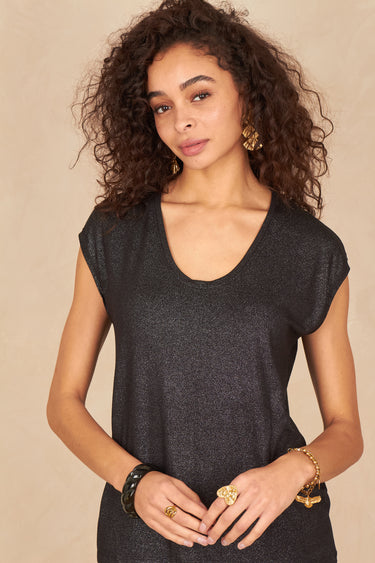 T Shirt Alice Noir/Glitter NOIR/GLITTER