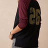T Shirt Anita Noir/Bordeaux NOIR/BORDEAUX