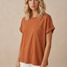 T Shirt Aubin Brique BRIQUE
