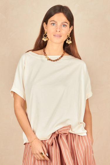 T Shirt Biba Ecru ECRU