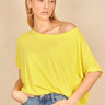 T Shirt Biba Jaune JAUNE