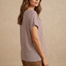 T Shirt Boa Raye Bordeaux RAYE BORDEAUX