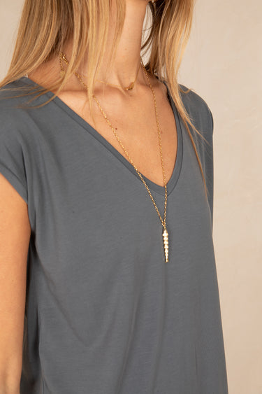 T Shirt Clara Anthracite ANTHRACITE