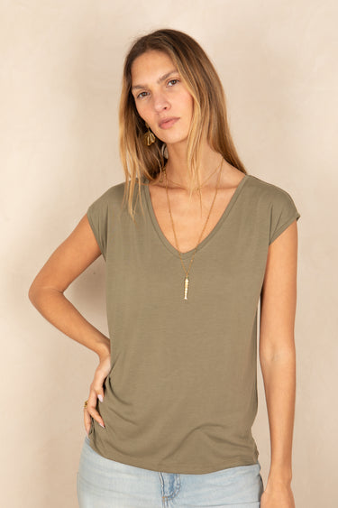 T Shirt Clara Kaki KAKI