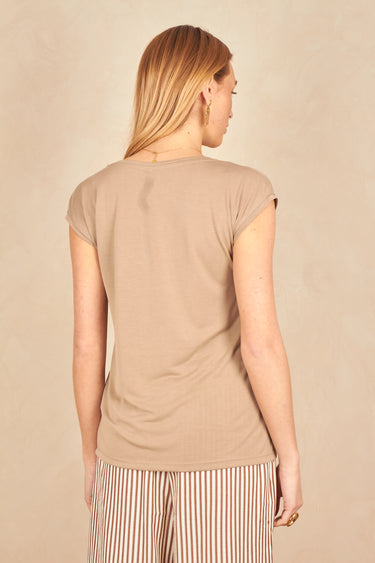 T Shirt Clara Taupe TAUPE