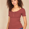 T Shirt Clemence Brique BRIQUE