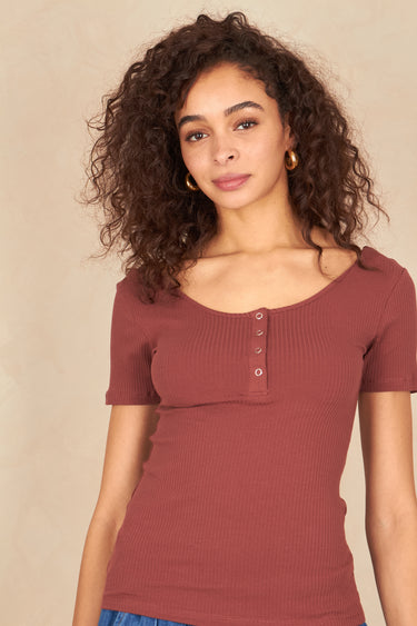 T Shirt Clemence Brique BRIQUE