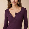 T Shirt Clemence Prune PRUNE