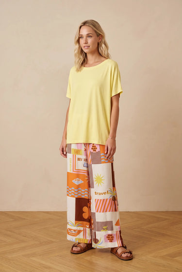 T Shirt Contanza Jaune JAUNE