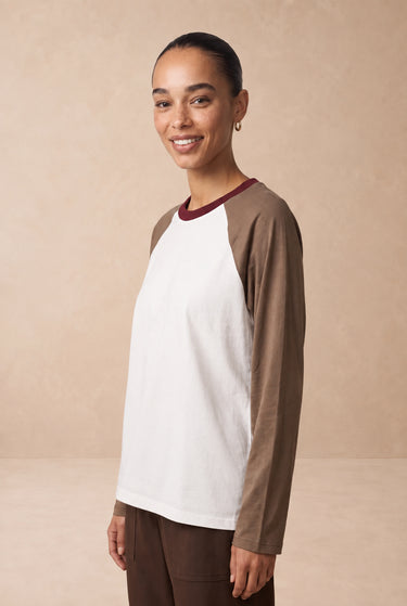 T Shirt Gaelle Ecru/Taupe ECRU/TAUPE