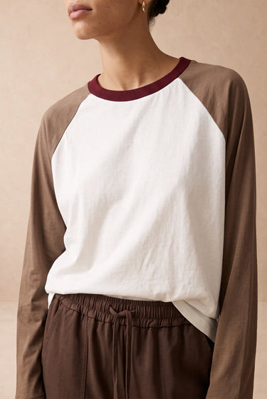 T Shirt Gaelle Ecru/Taupe ECRU/TAUPE