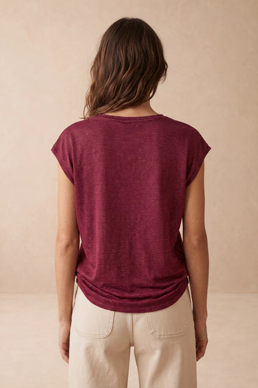 T Shirt Helene Bordeaux/Lurex BORDEAUX/LUREX