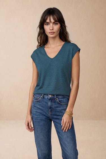 T Shirt Helene Canard/Lurex CANARD/LUREX