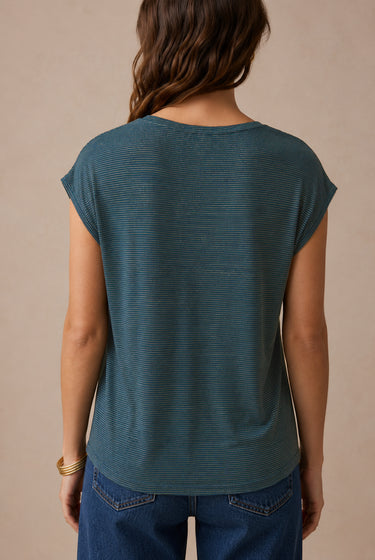 T Shirt Helene Canard/Lurex CANARD/LUREX