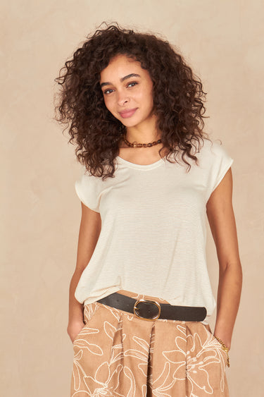 T Shirt Helene Ecru/Lurex ECRU/LUREX