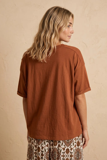 T Shirt Nancy Terracotta TERRACOTTA