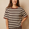 T Shirt Nice Choco/Beige CHOCO/BEIGE