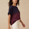 T Shirt Nino/Td Prune/Bord PRUNE/BORD