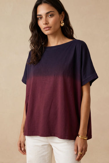 T Shirt Nino/Td Prune/Bord PRUNE/BORD