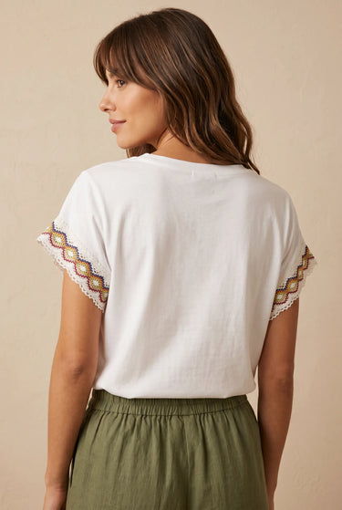 T Shirt Pablo Blanc/Multi BLANC/MULTI