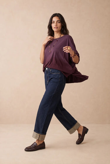 T Shirt Palmir Td/Prune TD/PRUNE
