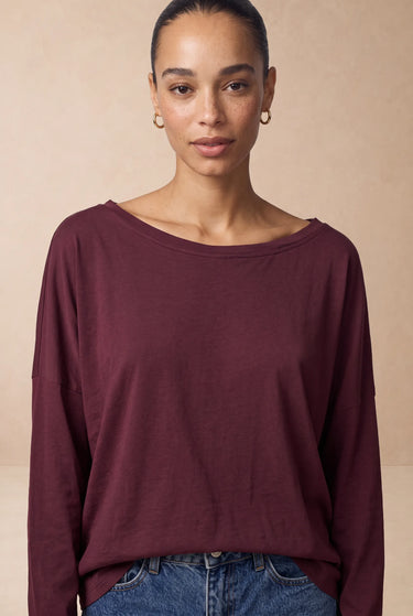 T Shirt Shelby Bordeaux BORDEAUX