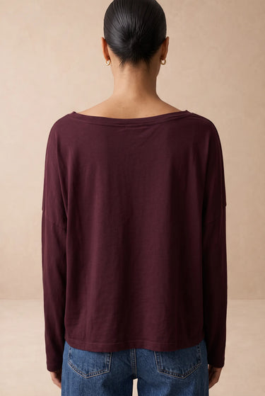 T Shirt Shelby Bordeaux BORDEAUX