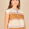 T Shirt Zoe Ecru/Choco ECRU/CHOCO