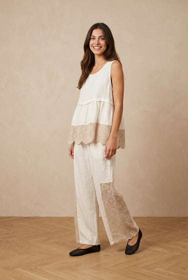 Top Camila Beige BEIGE