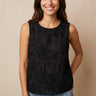 Top Clelia Noir NOIR