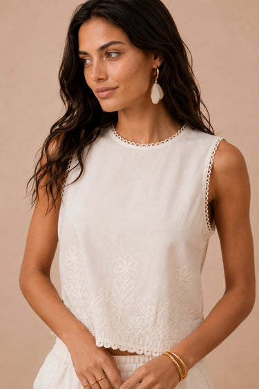 Top Quentin Beige BEIGE
