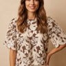 Top Renata Choco/Ecru CHOCO/ECRU