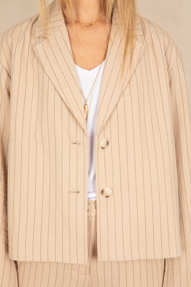 Veste Blandine Beige Raye BEIGE RAYE