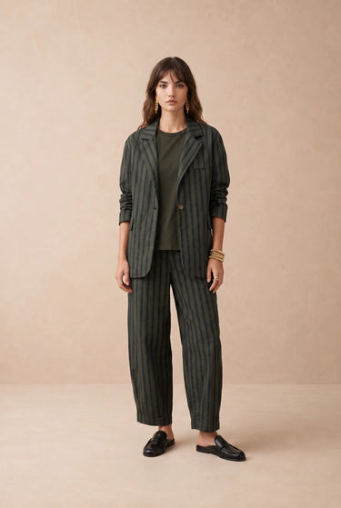 Veste Clementine Kaki Raye KAKI RAYE