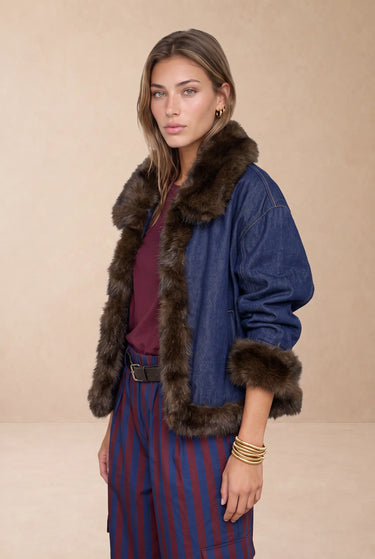 Veste Gouvence Brut/Choco BRUT/CHOCO