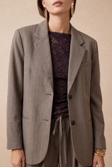 Veste Sarah Taupe Raye TAUPE RAYE