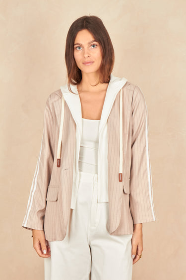 Veste Segolene Beige Raye BEIGE RAYE