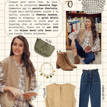 Un look décomposé, pour mieux l’adopter 🧥👖Chaque pièce a son importance ! Avec notre sélection Nouvelle Page, découvrez comment assembler un look parfait, pièce par pièce.